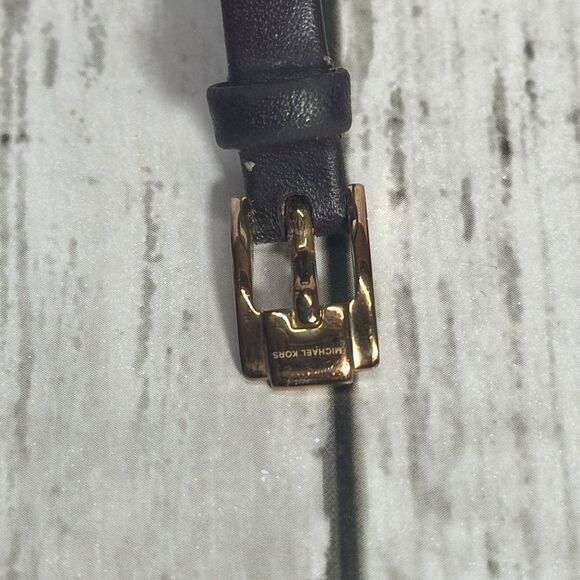 Michael Kors Women’s Slim Runway Double Wrap Leather Watch, Women’s Leather - Picture 5 of 9